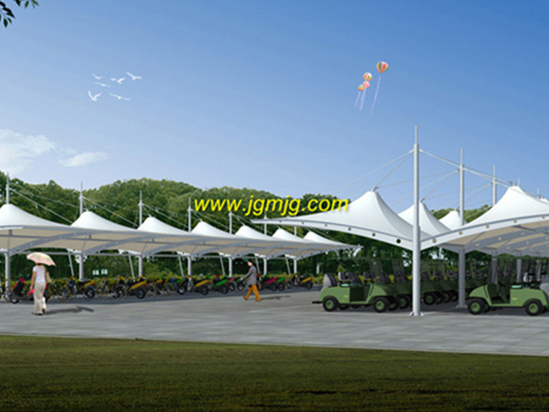 膜結(jié)構(gòu)自行車棚    