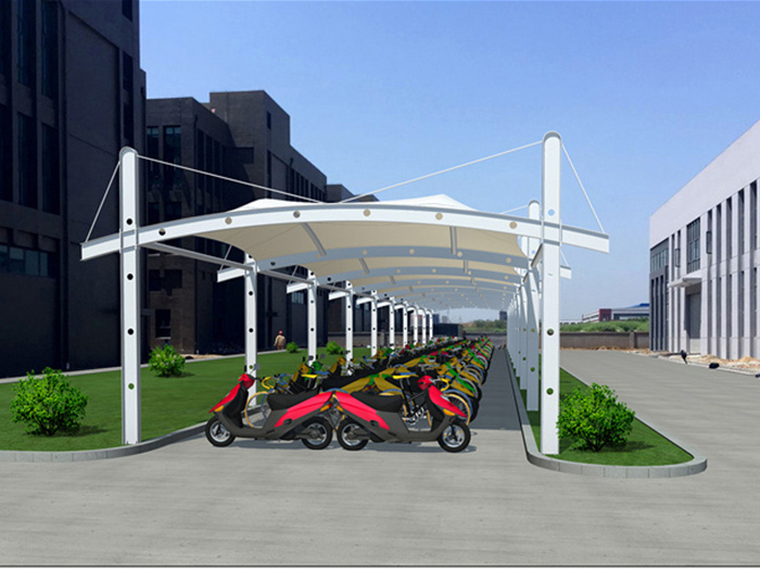 膜結(jié)構(gòu)自行車棚     